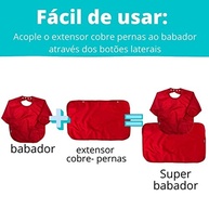 Kit 3 Babadores Manga Longa Impermeáveis BLW - Proteção Total Contra Manchas - imagem 3