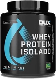 Whey Protein Isolado Chocolate Pote 450g – Contribui para os Resultados e Auxilia a Recuperação Muscular – Dux Human Health - imagem 1