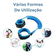 Pulseira Guia de Segurança Infantil com Coleira Anti-Perda Rosa - Liberdade Controlada para Crianças - imagem 3