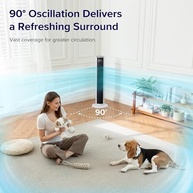 controle-36-de-torre-ventilador-remoto-a-levoit-5-velocidades-com-a