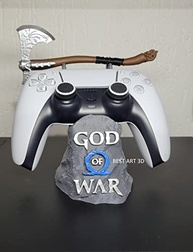 Suporte para Controle PS5 e PS4 God of War Ragnarok - Machado Leviathan Temático - imagem 2