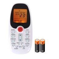 Controle Remoto Universal para Ar Condicionado KOMECO MIDEA COMFEE com Visor Luminoso e Pilhas Inclusas - imagem 2