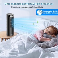 Ventilador Torre Hivento com Controle Remoto, 3 Velocidades, Oscilação 70°, Timer 7,5h - imagem 3