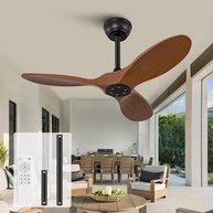 Ventilador de Teto Moderno 91cm KBZZ com Controle Remoto | 6 Velocidades, Motor CC Reversível e Design Elegante - imagem 1