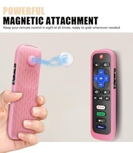 Capa Magnética para Controle Remoto TCL Roku 280 – Silicone Macio, Antiderrapante e com Armazenamento Prático - imagem 3