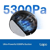 Tapo RV30 Max Aspirador Robô 5300Pa com Navegação LiDAR+IMU, Esfregão Automático e Controle por Voz - imagem 3