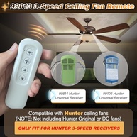 Controle Remoto Hunter 99813 - 434 MHz para Ventilador de Teto com 3 Velocidades - imagem 4