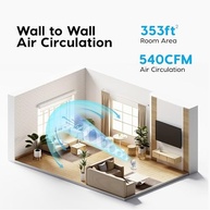 Ventilador Oscilante Compacto WOOZOO PCF-SC15 com Controle Remoto - Branco - imagem 5