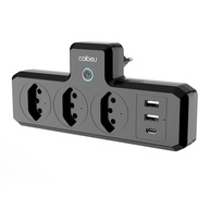 Extensão Elétrica Inteligente Wi-Fi: Controle Total por Voz e App | 3 Tomadas + 3 USB (Tipo-C Incluído) - imagem 1