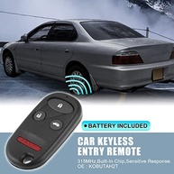 Kit 2 Controles Remotos Chaveiro 4 Botões 315MHz para Honda Accord e Acura TL - Segurança e Conveniência - imagem 3
