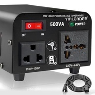 Conversor de Tensão Yinleader 500W: 110V para 220V e 220V para 110V - Energia Confiável em Qualquer Lugar! - imagem 2