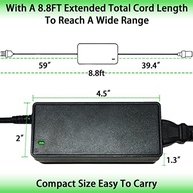 Conversor NALAKUVARA 110V/220V para 12V 5A 60W: Transforme sua Tomada em Fonte para Carro! - imagem 3