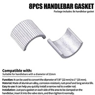 Espaçadores de Guidão 2,5cm: Converta e Personalize sua Moto com Segurança - imagem 5