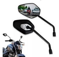 Espelho Retrovisor Moto Lente Convexa Yamaha Preto 20x35cm - Segurança e Estilo - imagem 2