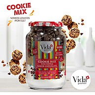 Mix Cookie Sem Glúten Chocolate Vida Gourmet 440g - imagem 5