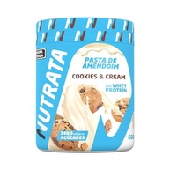 Nutrata Pasta de Amendoim Cookies & Cream 600g - imagem 1
