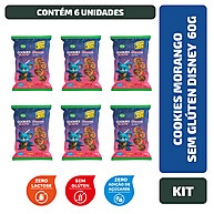 Cookies Disney Morango Sem Glúten: 6 Unidades Deliciosas! - imagem 1