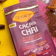 Cacao Chai Zero Açúcar Cookoa 300g - Bebida em Pó, Cacau, 6 Unidades - Saco de 310g - Glúten Free - imagem 1