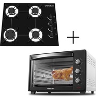 Cooktop 4 Bocas + Forno Elétrico 48L: Cozinhe Fácil! - imagem 1