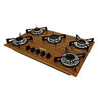Cooktop 5 Bocas Chamalux: Sua Cozinha Mais Eficiente - imagem 1