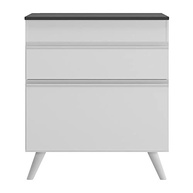 Balcão de Cozinha Moderno com Cooktop 70cm | Veneza Multimóveis Branco - imagem 4