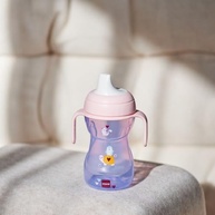Copo MAM Fun to Drink 270ml Rosa - Transição Perfeita para Bebês Aprendendo a Beber - imagem 5