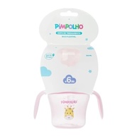 Copo de Treinamento com Alça e Bico Flexível 150ml Rosa Girafa Feminino Pimpolho - imagem 2