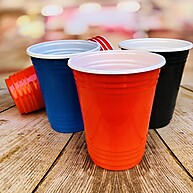 Copo Americano 400ml Descartável – 25 Unidades para Festas - imagem 1