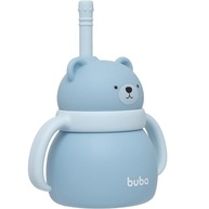 Copo em Silicone com Canudo Ursinho Azul - Seguro, Atóxico e Ideal para Bebês - imagem 5