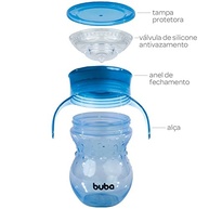 Buba Copo 360º Com Alça Azul - Seguro, Atóxico e Ideal para Bebês - imagem 5