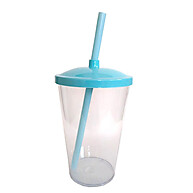 Copo com Canudo 300ml Rizzo: Cores e Praticidade! - imagem 1