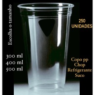 Copo Descartável Chopp: 250 Unidades (300ml, 400ml ou 500ml) - imagem 1