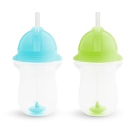 Munchkin Click Lock Copo com Canudo Azul 296ml - Seguro, Ergonômico e Sem Vazamento - imagem 1
