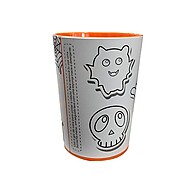 Copo Halloween para Colorir: Diversão Assustadora! - imagem 1