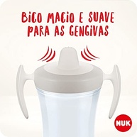 NUK Copo Trainer Evolution com Bico TPE 230 ml - Azul | Transição Suave da Mamadeira ao Copo - imagem 5