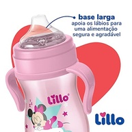 Copo de Aprendizado Disney Minnie Rosa 240ml - Lillo do Brasil | Seguro, Ergonômico e Sem BPA - imagem 4