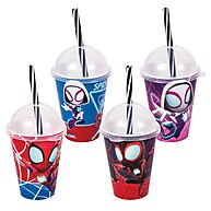 Copo Shake Spidey 280 ml: Estilo e Segurança para Crianças - imagem 1