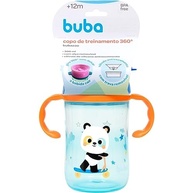 Copo de Treinamento 360° Bubazoo Panda - Giração Total Sem Vazamentos - imagem 5