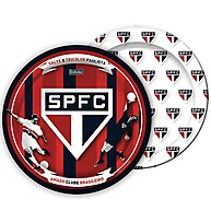Festa São Paulo FC: Kit 16 Pratos + 16 Copos! - imagem 2