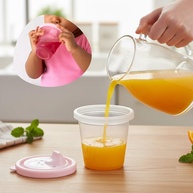 Kit 6 Copos Infantis com Bico de Transição - 200ml - Treinamento para Bebês e Crianças - imagem 3