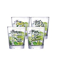 Copos Caipirinha Divertidos Ruvolo: 4 Peças 230ml - imagem 1