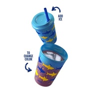 Copos Reutilizáveis com Mudança de Cor para Crianças - Ello, 340g, Tampa Torcida Antivazamento, Canudo, Livre de BPA - imagem 5