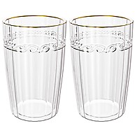Copos de Cristal com Ouro: Elegância Lyor - imagem 1