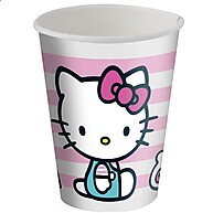Kit Festa Hello Kitty Rosa: Pratos e Copos! - imagem 2