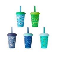 REDUCE GoGo's Copos Infantil Portátil 350ml com Canudo e Tampa à Prova de Vazamento - 5 Unidades Empilháveis Laváveis - imagem 2