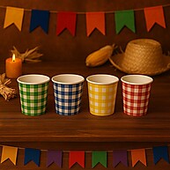 Copos Festa Junina 200ml: Decore e Sirva! - imagem 1