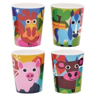 Conjunto de Louça Infantil French Bull - Pratos, Copos e Tigelas Divertidos em Melamina Resistente - imagem 1