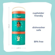 Whiskware Disney Princess Moana - Conjunto de 3 Copos Empilháveis para Lanches Divertidos - imagem 4