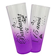 Copos Long Drink Personalizados: Kit 60 Degradê 330ml - imagem 1