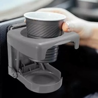 Kit 2 Suportes para Copos Dobrável Universal Preto - Praticidade e Estilo para Seu Carro! - imagem 4